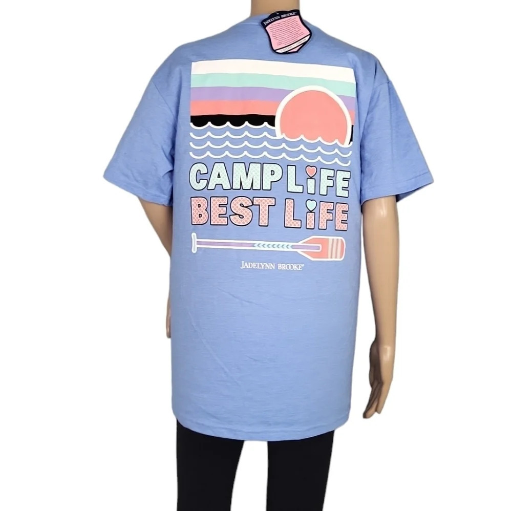 NWT Jadelynn Brooke “Camp Life Best Life”T-Shirt
